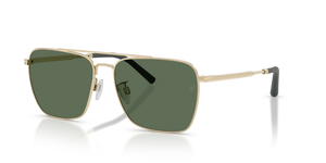 Oliver Peoples R-15 with Brushed Gold frame and Green lenses - image 1