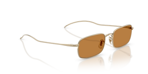 Oliver Peoples TK-14 con montatura Oro e lenti  Marrone - L'immagine 3