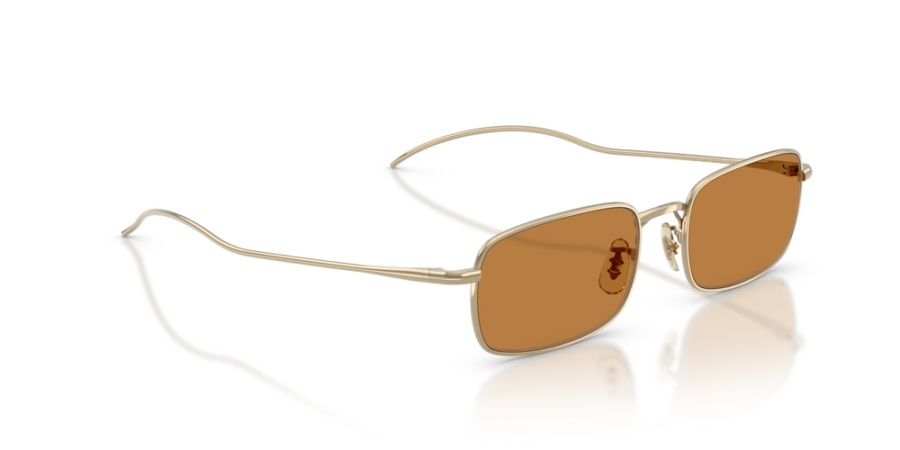 Oliver Peoples TK-14 con montura Oro y lentes Marrón - imagen 3