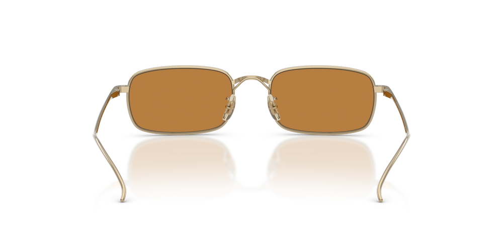 Oliver Peoples TK-14 with Gold frame and Cognac lenses | Oliver