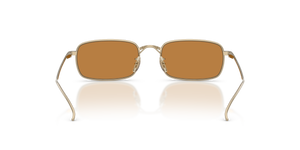 Oliver Peoples TK-14 con montura Oro y lentes Marrón - El 5