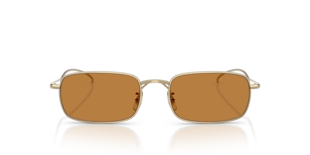 Oliver Peoples TK-14 with Gold frame and Cognac lenses | Oliver