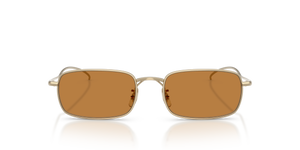 Oliver Peoples TK-14 con montura Oro y lentes Marrón - El 2