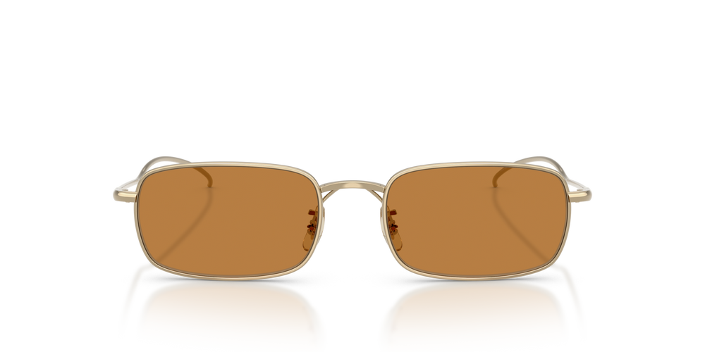Oliver Peoples TK-14 con montura Oro y lentes Marrón - imagen 2