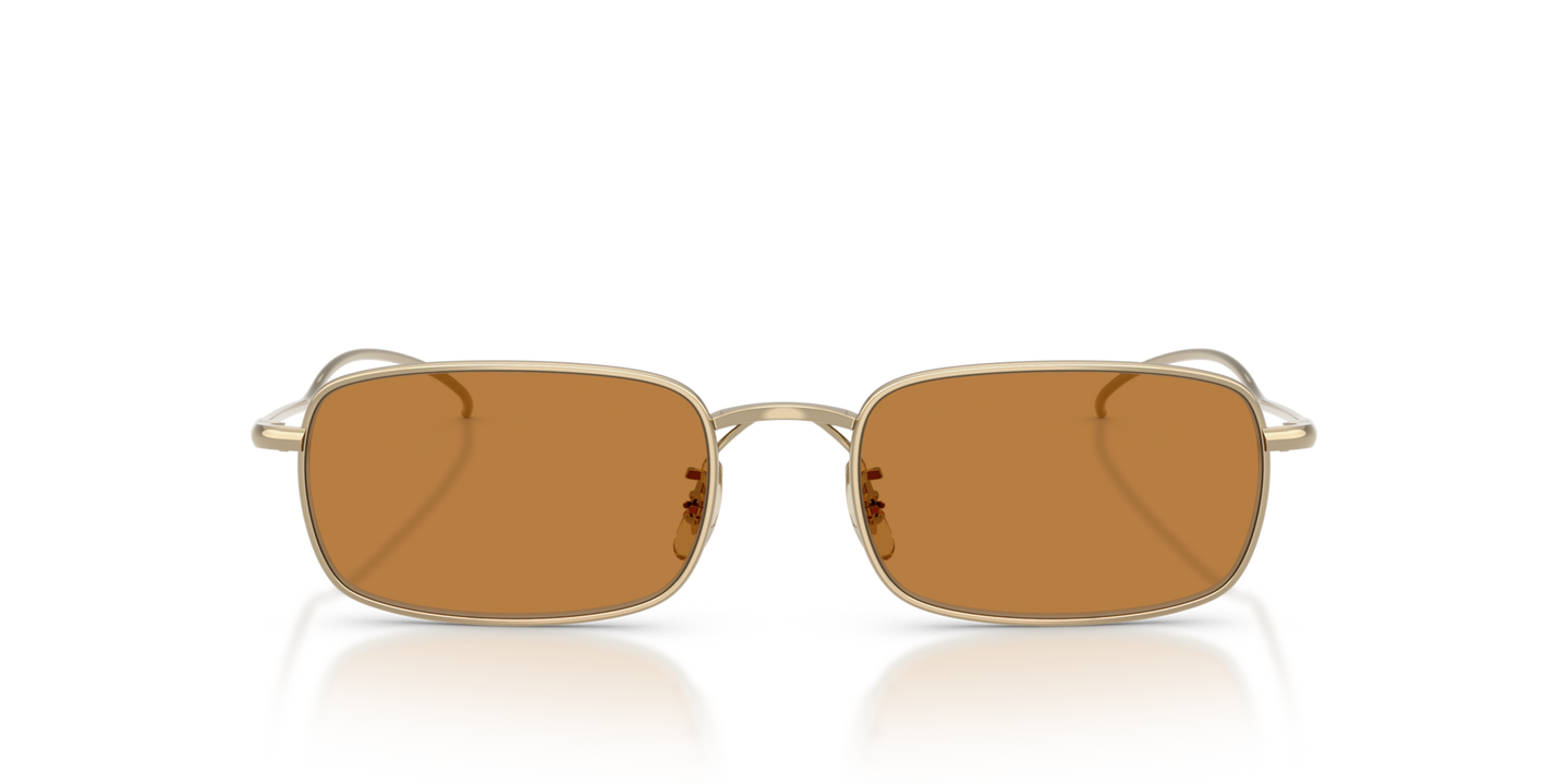 Oliver Peoples TK-14 with Gold frame and Brown lenses - Image Material