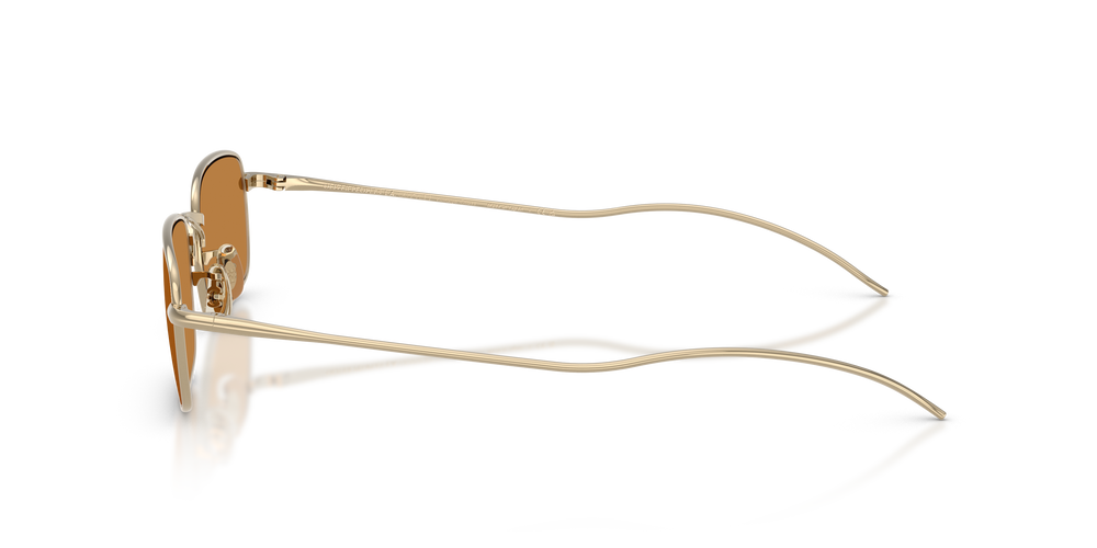 Oliver Peoples TK-14 con montura Oro y lentes Marrón - El 4