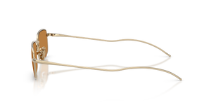 Oliver Peoples TK-14 con montura Oro y lentes Marrón - El 4