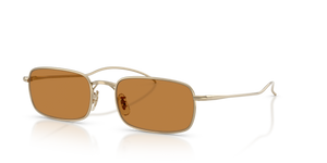 Oliver Peoples TK-14 con montura Oro y lentes Marrón - imagen 1