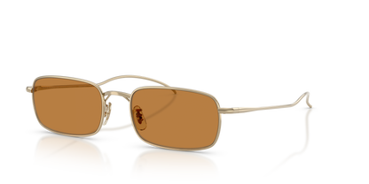 オクラ Oliver Peoples TK-14 with Gold frame and Cognac lenses | Oliver