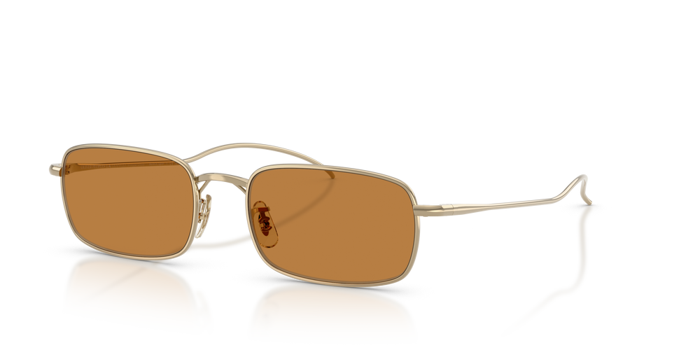 Oliver Peoples TK-14 with Gold frame and Cognac lenses | Oliver
