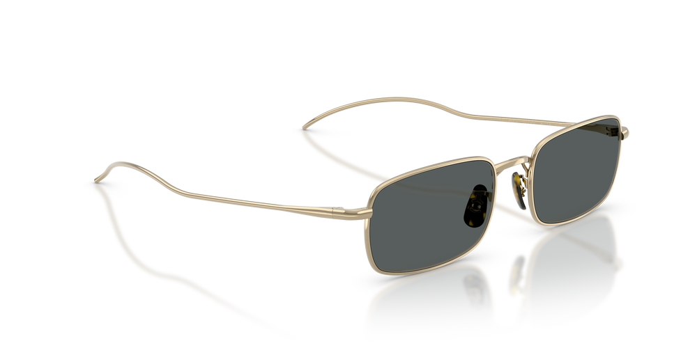 Sie Oliver Peoples TK-14 mit Gold Gestell und Grau Gläsern - Das Bild 3