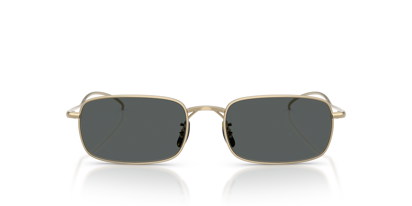 Oliver Peoples TK-14 with Gold frame and Grey lenses - Image Material
