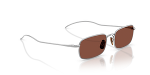 Oliver Peoples TK-14 con montatura Argento e lenti  Rosso - L'immagine 3