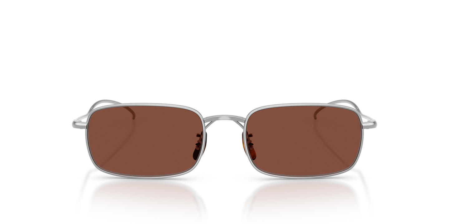 Oliver Peoples TK-14 with Silver frame and Red lenses - Image Material