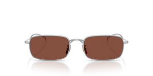 Oliver Peoples TK-14 with Silver frame and Red lenses - image 2