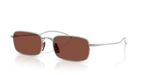 Oliver Peoples TK-14 with Silver frame and Red lenses - image 1