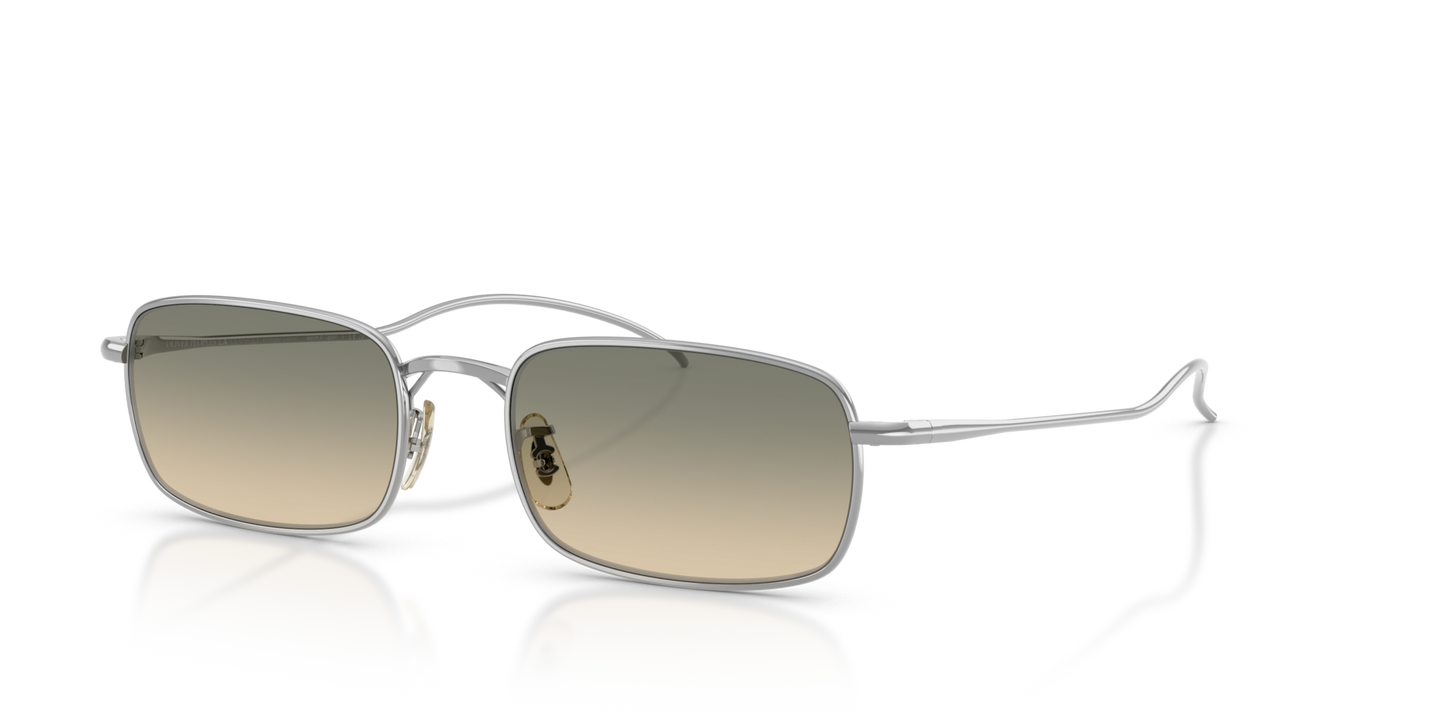 Oliver Peoples TK-14 con montatura Argento e lenti  Marrone - Immagine Naselli