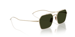 Oliver Peoples TK-15 with Gold frame and Green lenses - Image 3