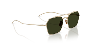 Oliver Peoples TK-15 with Gold frame and Green lenses - image 3