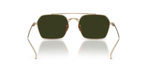 Oliver Peoples TK-15 with Gold frame and Green lenses - Image 5