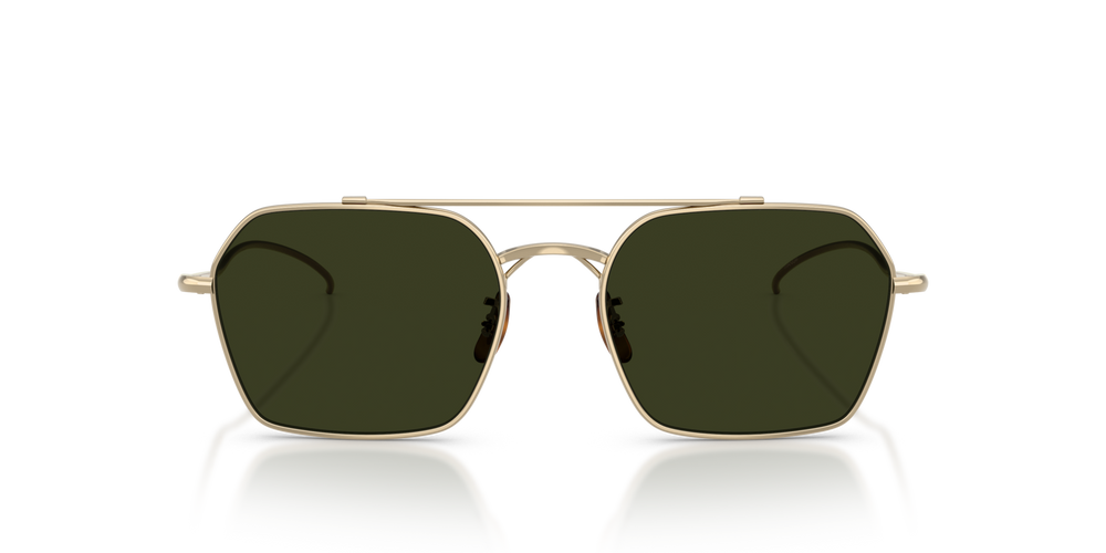 Oliver Peoples TK-15 avec une monture Or et des verres Vert - image 2