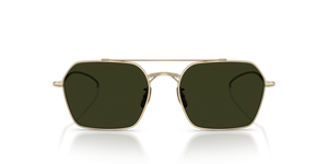 Oliver Peoples TK-15 avec une monture Or et des verres Vert - image 2