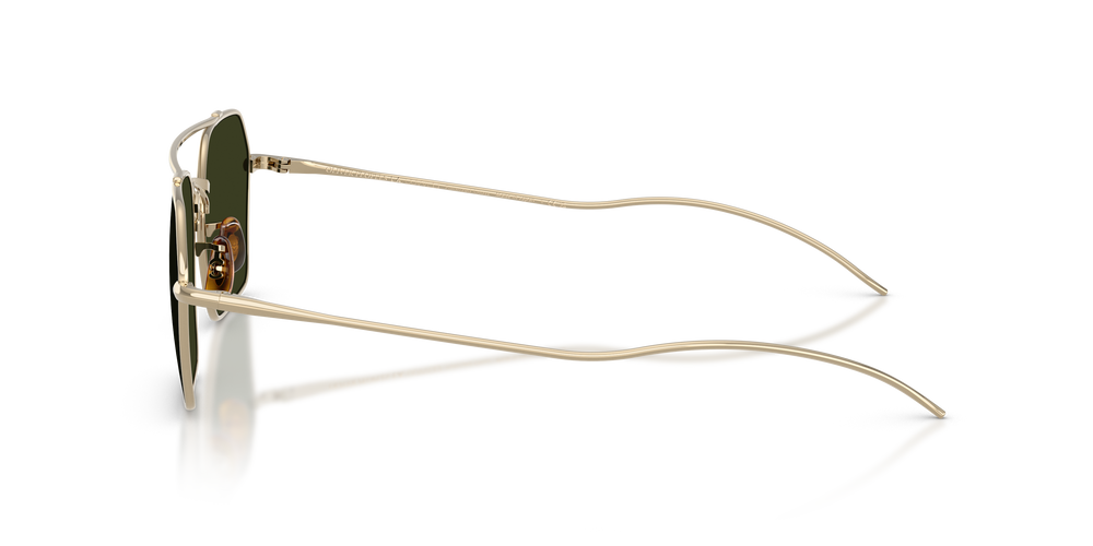 Oliver Peoples TK-15 with Gold frame and Green lenses - Image 4