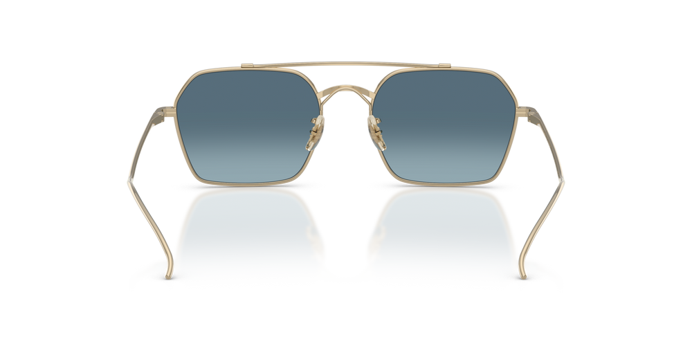 Oliver Peoples TK-15 with Gold frame and Blue lenses - image 5