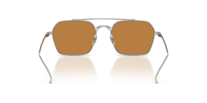 Oliver Peoples TK-15 with Silver frame and Brown lenses - image 5