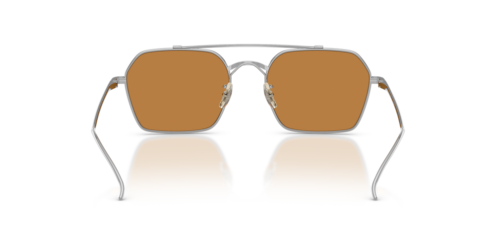 Oliver Peoples TK-15 with Silver frame and Brown lenses - image 5