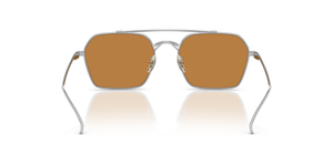 Oliver Peoples TK-15 with Silver frame and Brown lenses - image 5