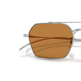 Sie Oliver Peoples TK-15 mit Silber Gestell und Braun Gläsern - Variant