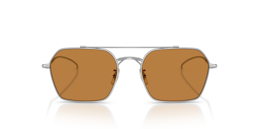 Oliver Peoples TK-15 with Silver frame and Brown lenses - image 2