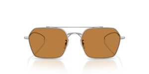 Oliver Peoples TK-15 con montura Plateado y lentes Marrón - El 2