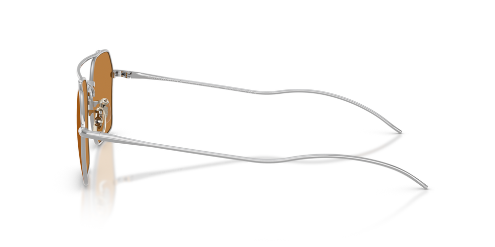 Oliver Peoples TK-15 with Silver frame and Brown lenses - image 4