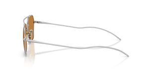 Oliver Peoples TK-15 con montura Plateado y lentes Marrón - El 4