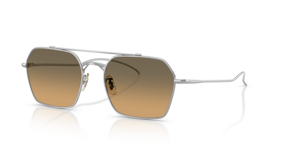 Oliver Peoples TK-15 con montatura Argento e lenti  Marrone - immagine 7