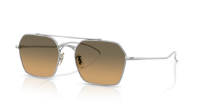 Oliver Peoples TK-15 con montura Plateado y lentes Marrón - El 7
