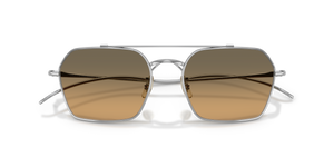 Oliver Peoples TK-15 con montura Plateado y lentes Marrón - El 6