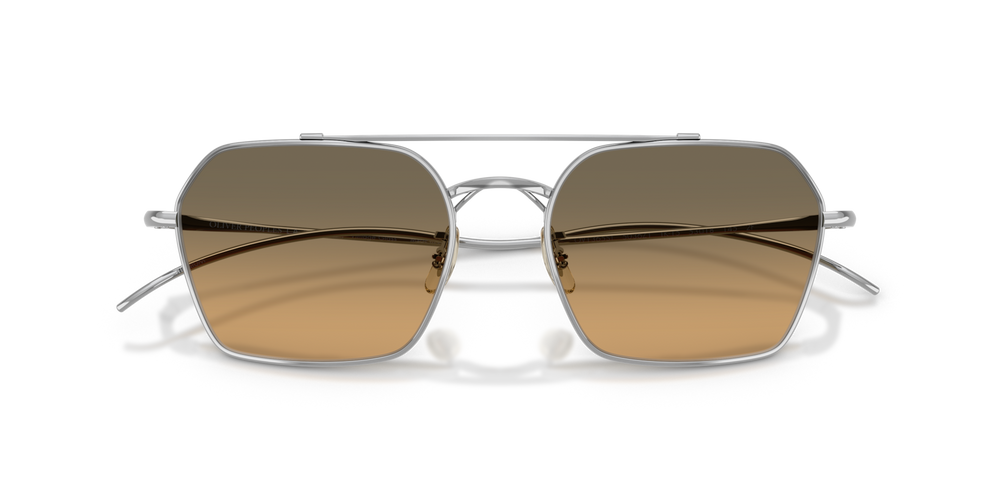 Oliver Peoples TK-15 con montatura Argento e lenti  Marrone - immagine 6
