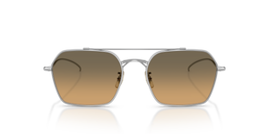 Oliver Peoples TK-15 con montura Plateado y lentes Marrón - El 8