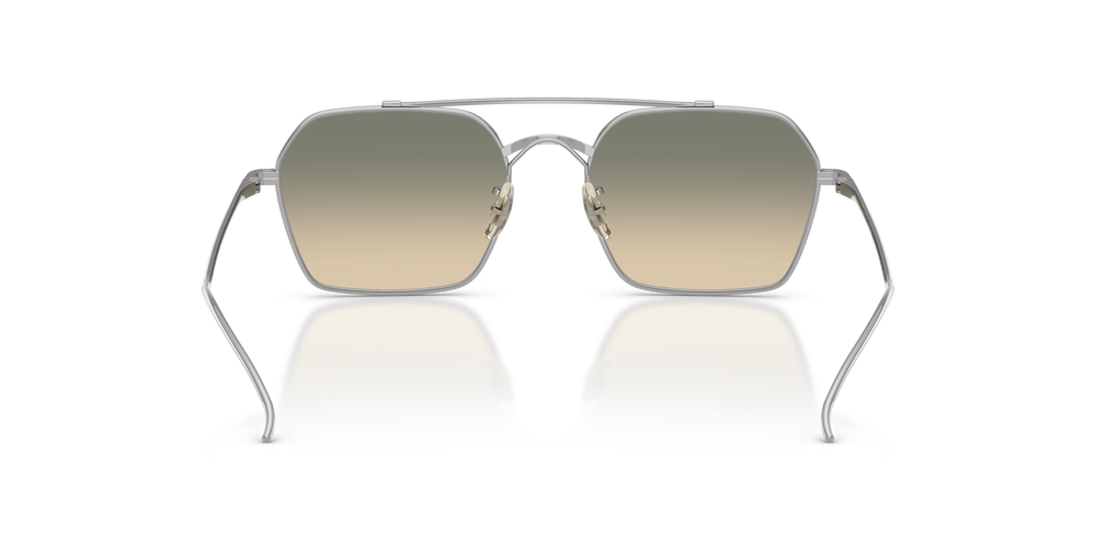 Oliver Peoples TK-15 con montura Plateado y lentes Marrón - El 5