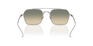 Oliver Peoples TK-15 con montura Plateado y lentes Marrón - El 5