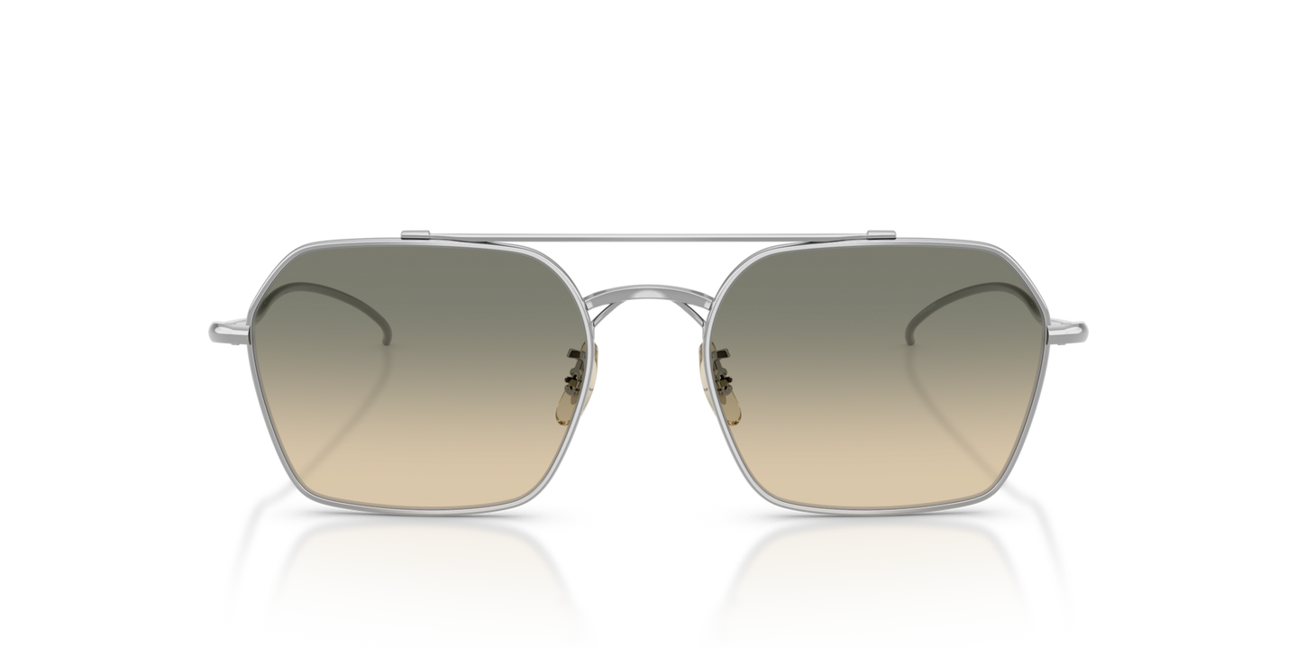 Oliver Peoples TK-15 con montatura Argento e lenti  Marrone - Immagine Materiale