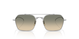 Oliver Peoples TK-15 con montura Plateado y lentes Marrón - El 2