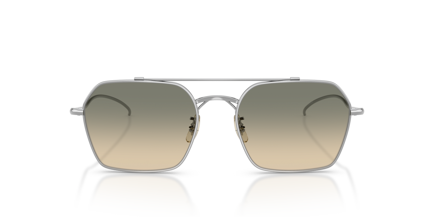 Oliver Peoples TK-15 with Silver frame and Enoki Gradient Wash to