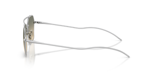 Oliver Peoples TK-15 con montura Plateado y lentes Marrón - El 4