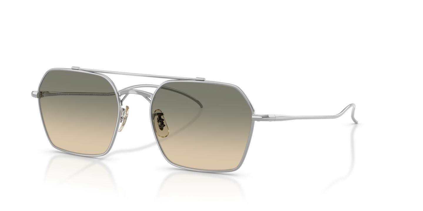 Oliver Peoples TK-15 con montatura Argento e lenti  Marrone - Immagine Naselli