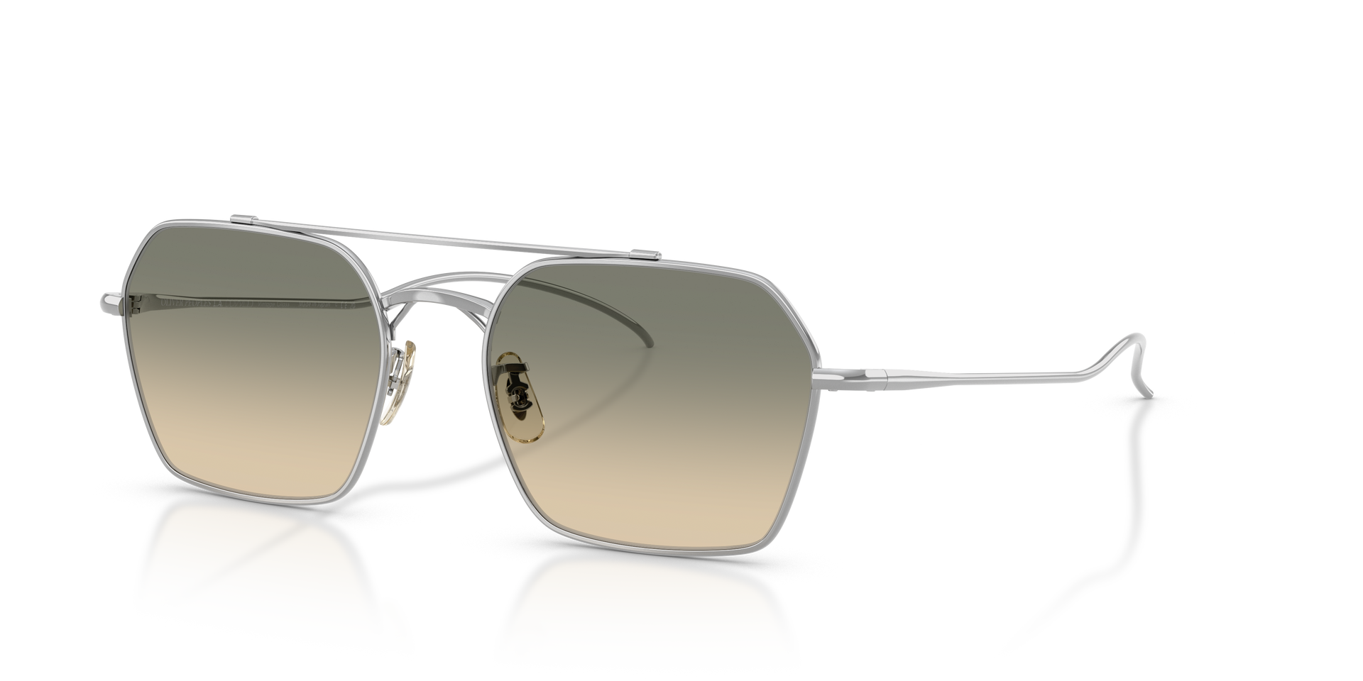 Oliver Peoples TK-15 with Silver frame and Enoki Gradient Wash to
