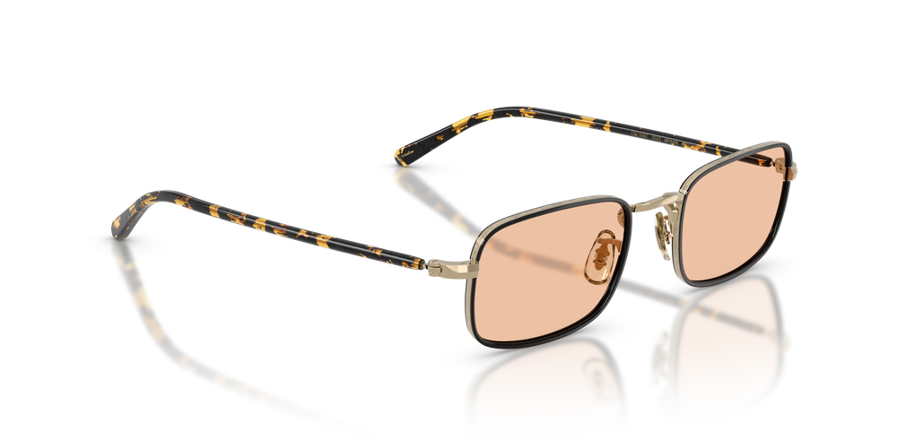 Oliver Peoples Brymer の ゴールド/ブラック フレーム - 画像3